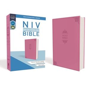 NIV, Value Thinline Bible, Leathersoft, Pink, Comfort Print
